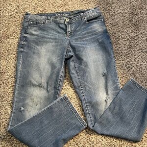 INC International Concepts Classic Blue Denim Jeans, Size 12